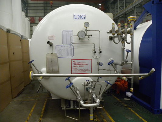 低温学の液化天然ガスタンク11m3 - 60m3垂直および横のタイプ