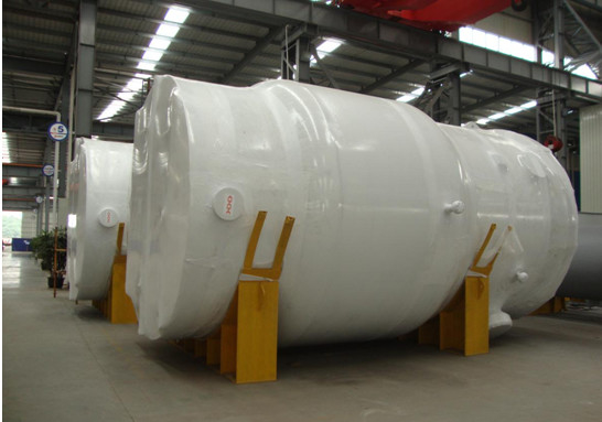 ASMEの炭素鋼の高圧空気は4mx6.5m 36Tをタンクに入れ