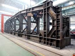 Sa2.5鉄骨構造は26x2.8x3.5mの高圧鋼鉄Q355を組み立てる