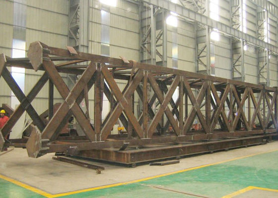 石油産業の装置のプラットホームのためのQ235鉄骨構造フレームのスキッド