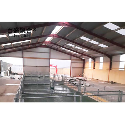 ISO9001 2008/CE/BV 認証された鋼筋構造 製造された家禽とヤギ飼育場