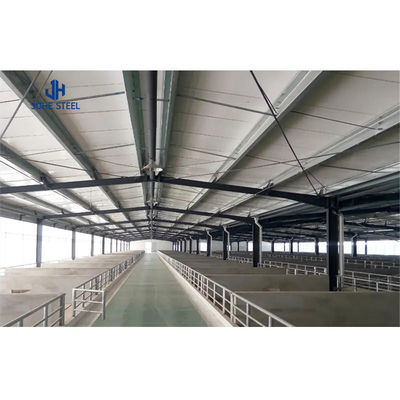 ISO9001 2008/CE/BV 認定 ホットディップ 熱電圧製 プリファブリック 鋼筋構造 豚 牛 羊 畜産 建物