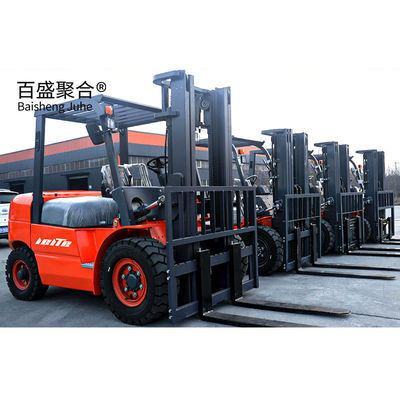 Q235B Q355B級 超重量貯蔵設備の倉庫用オフロードフォークリフト