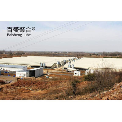 調整可能な鉄鋼級の建物 折りたたみのサービスのためのプリファブリック豚場構造物