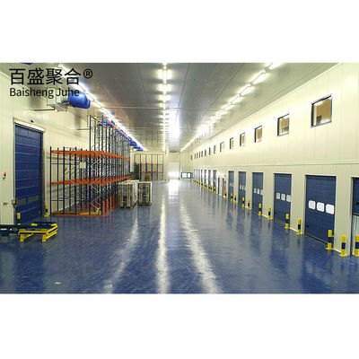 ±1% 容量 鋼鉄構造工房における多重貯蔵と生産のための冷室