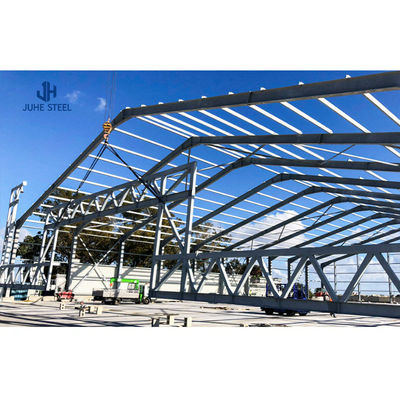 製造済み工業倉庫 建設用固形H型鋼梁主枠