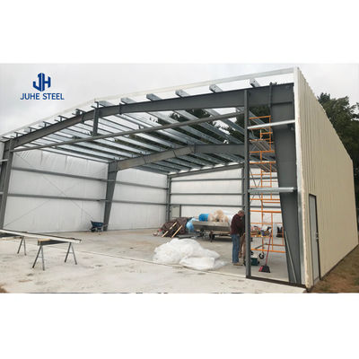 製造済み工業倉庫 建設用固形H型鋼梁主枠