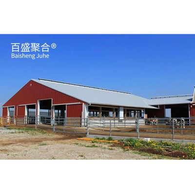 効率的に設計された重重のプリファブリックされた牛の家/C.Z 形のパーリンを持つ牛の棚