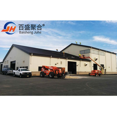 標準 AiSi Q235B/Q345B 低炭素鋼製のプレファブハウス 鋼筋構造工房