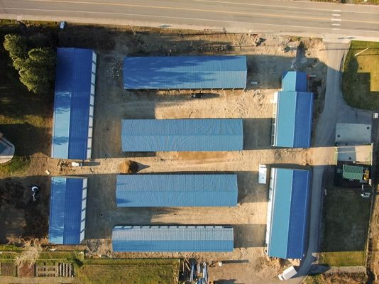 Customized Prefab House Steel Structure Warehouse with C.Z Shape Steel Channel Purlin スタール・ストラクチャ・ウェアハウス スタール・ストラクチャ・ウェアハウス スタール・ストラクチャ・ウェアハウス