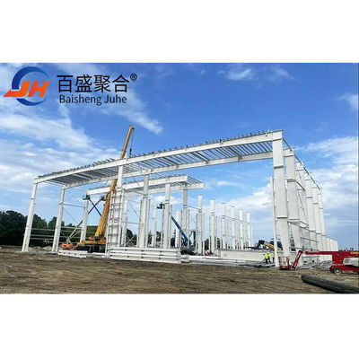 C.Z 形 鋼管 倉庫やワークショップのための製鋼構造物