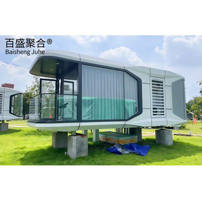 カスタマイズされたカラースペースカプセルハウス エコフレンドリー エバテージ バルコニーアップグレード