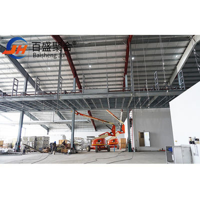 固体型H型鋼筋梁主枠 建設用金属貯蔵棚