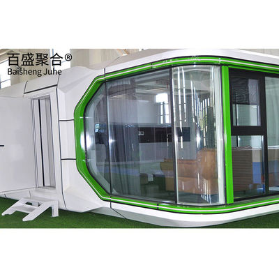 カスタマイズされたカラースペースカプセルハウス エコフレンドリー エバテージ バルコニーアップグレード