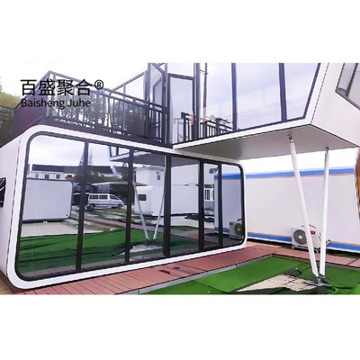 ヴィラ 20ft 40ft 屋外 現代 人気 プリファブ ハウス ミニ ハウス モバイル ワーク ハウス オフィス ポッド アップル キャビン