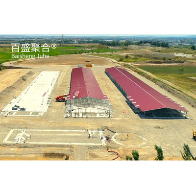 ±1% 許容量 プリファブ家禽農場用 鉄筋構造 鶏家具