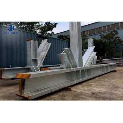 Q235 Q355B グレード 鋼筋構造 塗装仕上げ前製造ワークショップのための倉庫