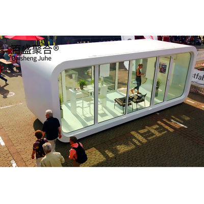 キオスクハウス アップル 20Ft 40Ft ガルバネイド 鉄筋 屋外 モダン プリファブ オフィス ポッド キャビン