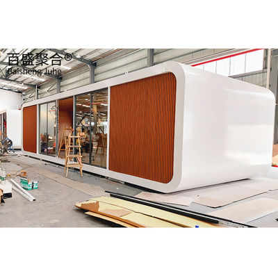 小屋 オフィスポッド 具具付き モダンデザイン ビラ 拡張可能なアップルキャビン