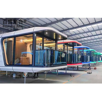 スチールプレファブ モジュール式 2023 宇宙カプセル 家庭/ホテル/風景の装飾のための家