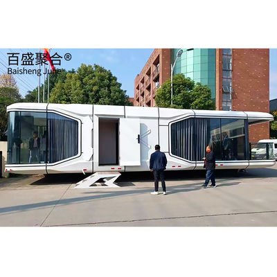 エコフレンドリーなキャンプリゾートのための特別出荷 プリファブリックスペースカプセルハウス