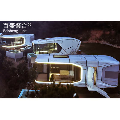 モダンなモジュール型宇宙カプセルハウス