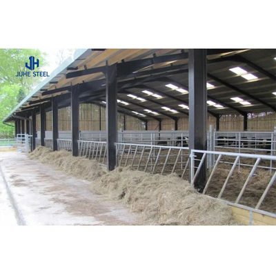 Q235 Q355 材料 牛飼料屋 折りたたみ加工のための鉄筋構造とフレーム部品