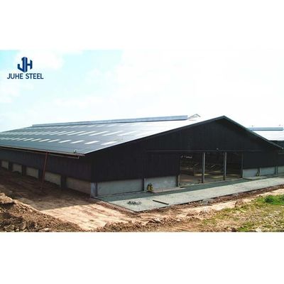 ASTM 標準 牛棚 建設 用 製鋼 フレーム ハウス