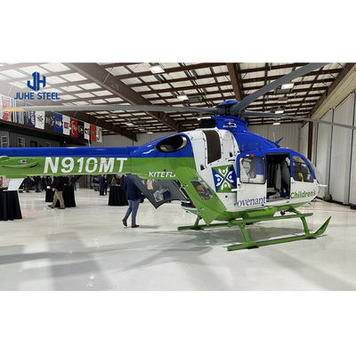 シングル・シート・スチール・屋根 プリファブ モジュラー・スチール・ストラクチャー 飛行機・ハンガー