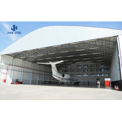 Q235B/Q345B 低炭素鋼 ハンガーショップ 鉄鋼ビル建設のためのフレーム設計