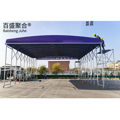 倉庫 収納 簡単 柔軟な設計の手動式 巨大 望遠鏡式 スライディングシェード