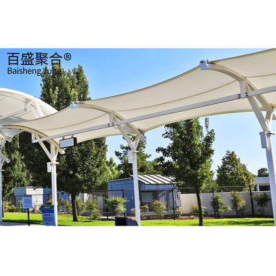 PTFE建築用布 テンプシェード シェード 景観用 伸縮膜構造