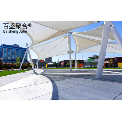 PTFE建築用布 テンプシェード シェード 景観用 伸縮膜構造