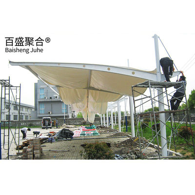 帆 仕上げ PVC コーティング 屋外 駐車場 メタルフレーム 防水 カーポット