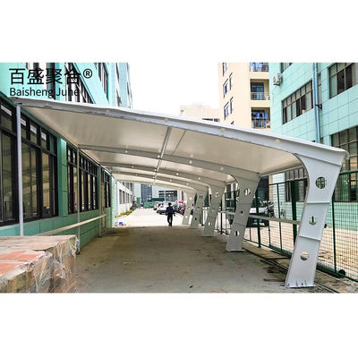 熱処理されたフレーム 鉄構造 駐車場 屋外自転車保管用ビル