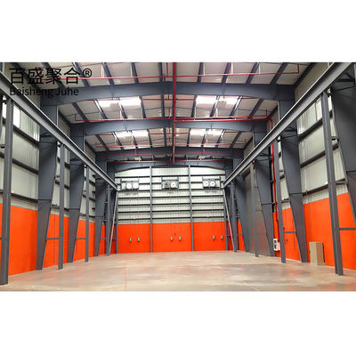 Q235 Q355 工業倉庫建設のための製金製の溶接鋼構造ハンガー